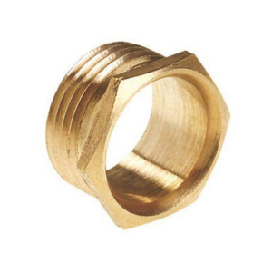 Brass male bush